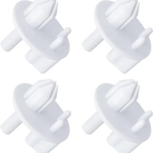 Canamax 241993101 Refrigerator Crisper Cover Support - Compatible with Frigidaire & Kenmore Refrigerators - Replaces AP4427109 1513082 240423701- PACK OF 4