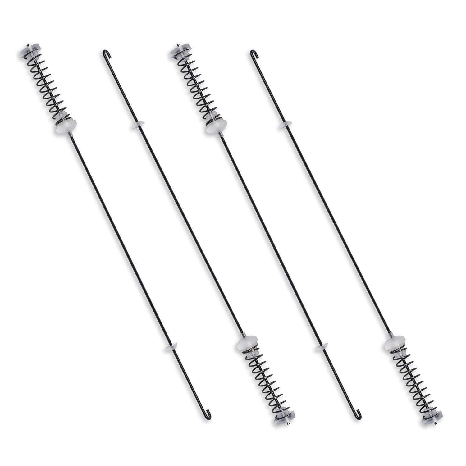 Canamax W10780045 Washer Suspension Rods Kit – Compatible with Whirlpool Kenmore Amana Washers – Replaces W10537442 AP5971396 W10821951 – Pack of 4