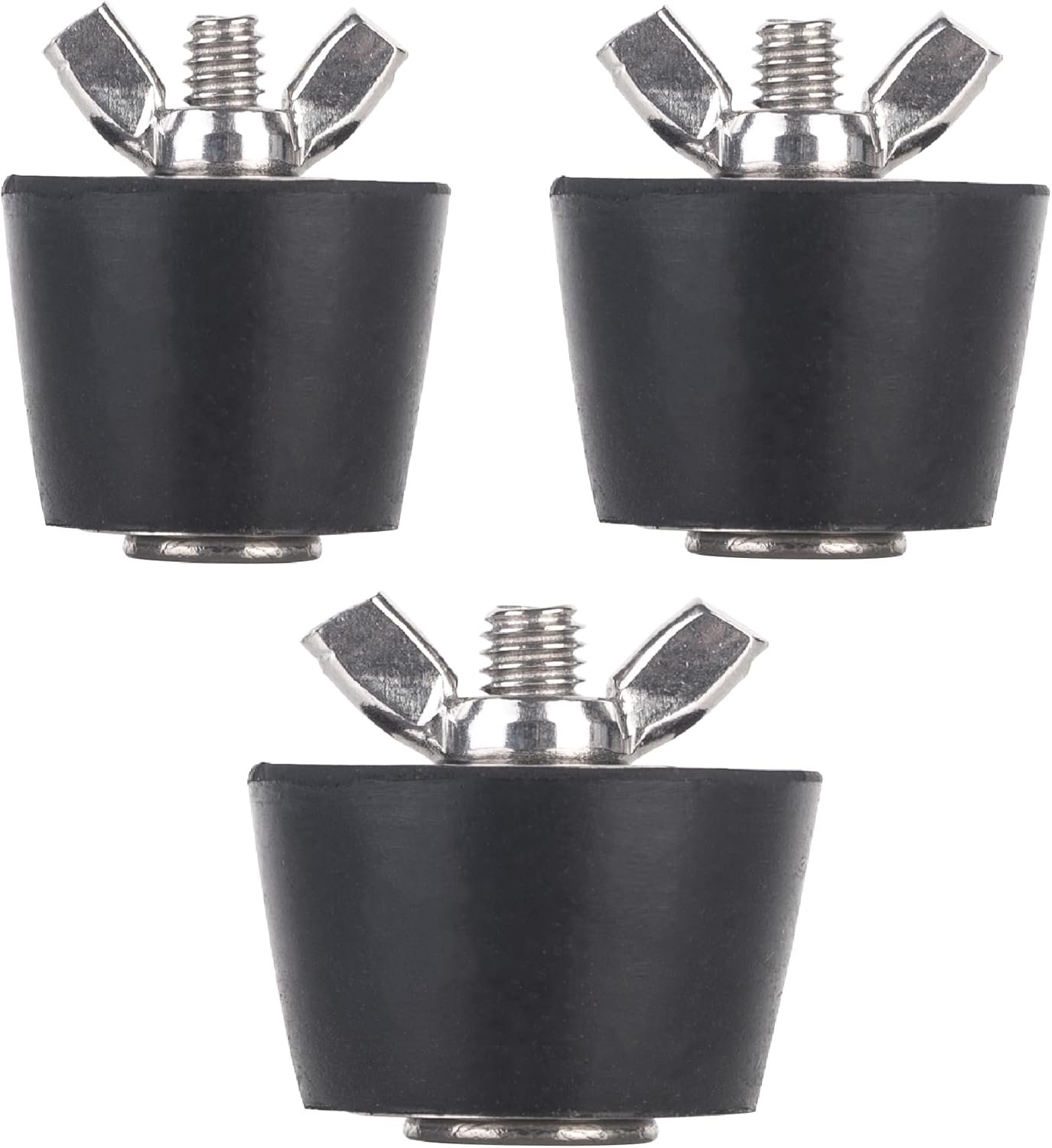 Canamax (1in, 1.25in, 1.5in) Rubber Pool Plug with Stainless Steel Screws – for Winter Season, Winterlizing Pool Plugs, Versatile Plugs – In-ground & Above-Ground Pool – Pack of 3