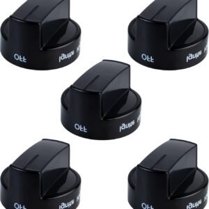 Canamax W10339442 Range Knob - Compatible with Whirlpool Ranges - Replaces AP6019877, WPW10339442, WPW10339442VP - Pack of 5