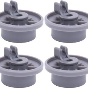 Canamax 165314 Dishwasher Lower Rack Wheel - Compatible with Bosch & Kenmore Dishwashers - Replaces 420198 423232 AP2802428 PS8697067 - Pack of 4