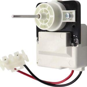 Canamax 242077702 242077705 Refrigerator Evaporator Fan Motor - Compatible with Frigidaire & Kenmore - Replaces FDQC18EL4F 242077701 5304514392 A03788604 Blower