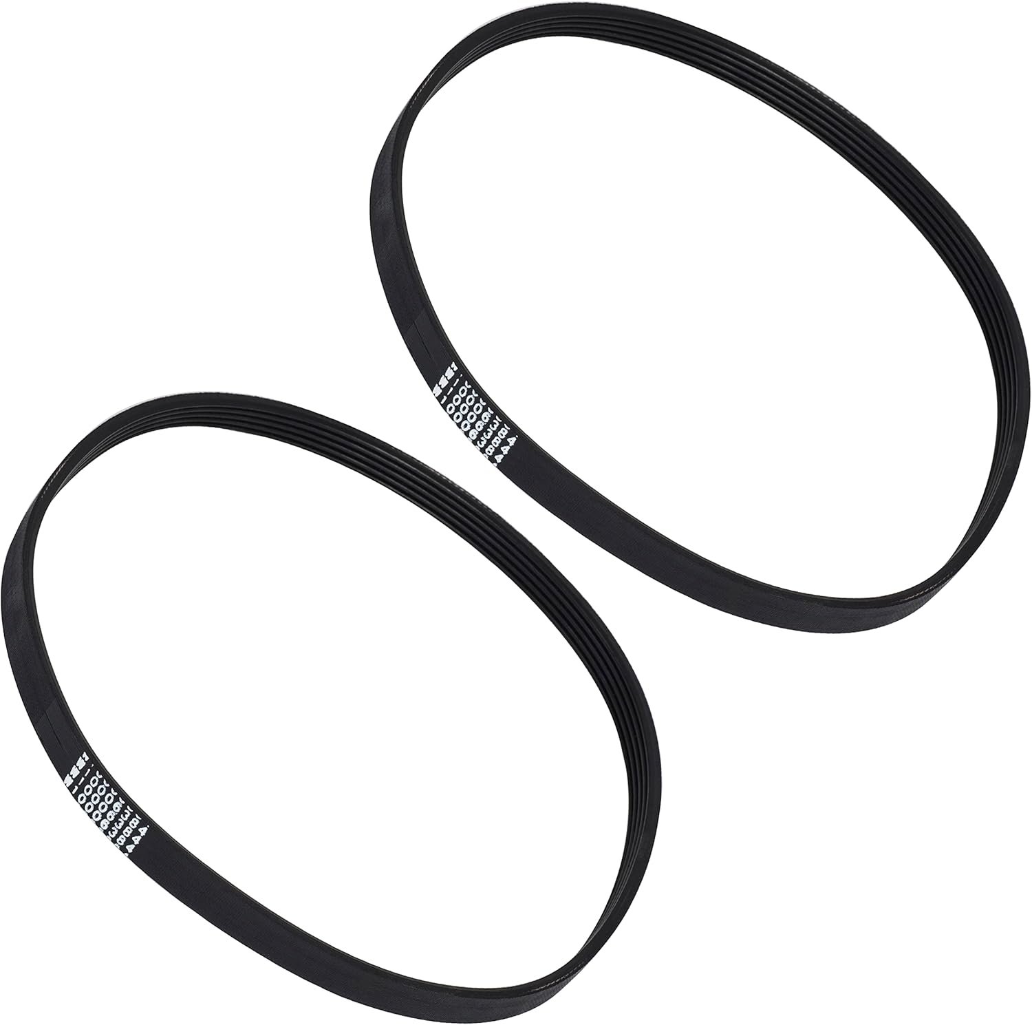 Canamax W10006384 Washer Drive Belt – Compatible with Whirlpool Kenmore Washers – Replaces W10006384 AP6014712 PS11747978 WPW10006384 – Pack of 2