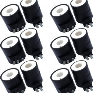 Canamax 279834 Dryer Gas Valve Ignition Solenoid Coil Kit - Compatible with Whirlpool Kenmore Maytag Dryers - Replaces AP3094251 PS334310 12001349 694540 694539 306105 306106 - PACK OF 6