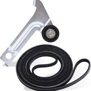 Canamax Premium 8547174 Dryer Idler Pulley & 8547168 Drive Drum Belt - Compatible with Whirlpool Amana - Replace AP5983811 AP6013154 PS11746376